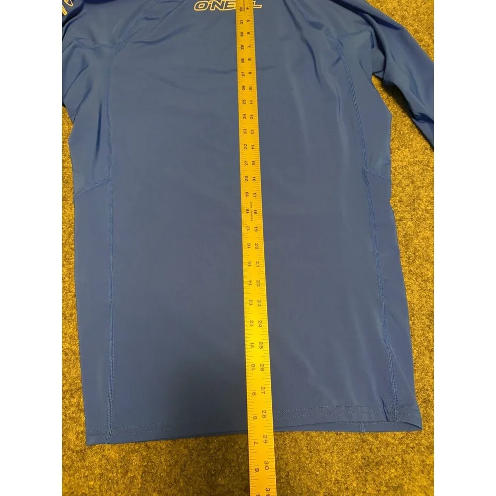O'Neill Men's XL Blue Long Sleeve Rash Guard UPF 50+ Surf Swim Shirt
